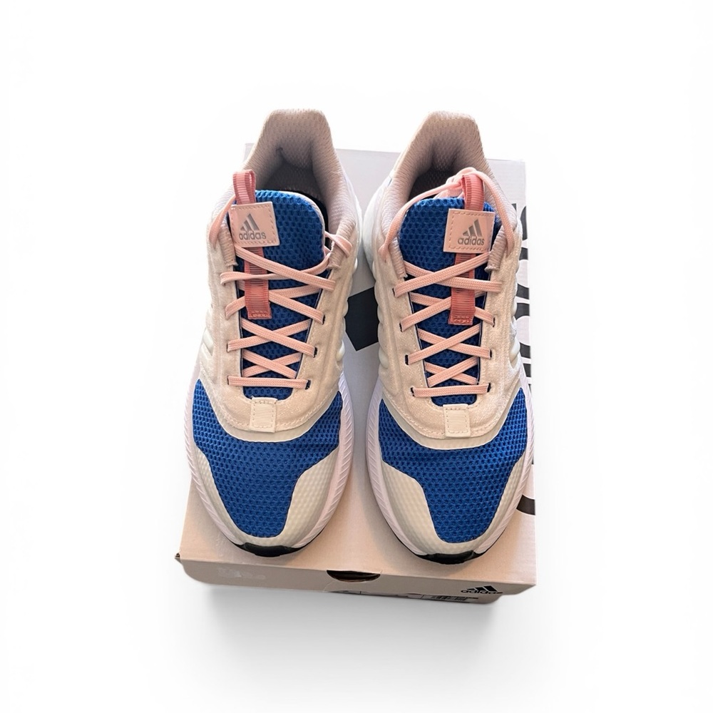 Adidas Women's Blue and White Athletic Shoes